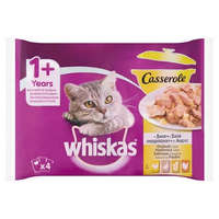 Mars-Nestlé Whiskas Adult Casserole "Szárnyas Válogatás" - aszpikban - alutasakos (pulyka,kacsa,baromfi,csirke) macskák részére (4x85g)