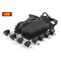 40W univerzális adapter/töltő (9,5-20V) USB porttal