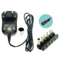  ACDCU1000 3-12 V-os, 1 A-es univerzális hálózati adapter