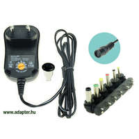 ACDCU1000 3-12 V-os, 1 A-es univerzális hálózati adapter
