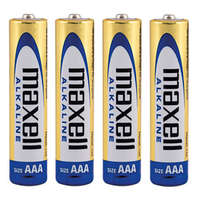 Maxell hosszú élettartamú alkáli elem LR03 AAA 1,5V 4 db-os csomag