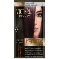  VICTORIA Keratin Therapy Hajszínező Sampon 40ml –; Vadszilva