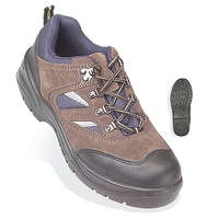Coverguard Footwear® COPPER (S1P SRC) barna velúrbőr munkavédelmi félcipő 9COPL /LEP18