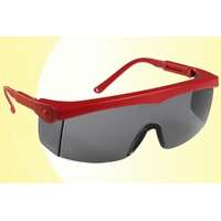 Lux Optical® Lux Optical Pivolux állítható szárú munkavédelmi védőszemüveg, füstszínű lencsével, oldalvédővel 60321-es