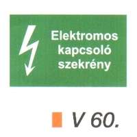 Elektromos kapcsoló szekrény v 60