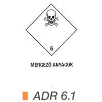  Mérgezö anyag ADR 6.1