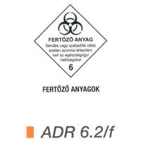  Fertözö anyag ADR 6.2/f