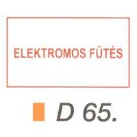  Elektromos fütés D65