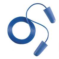 Earline® Earline kék, zsinóros, lekerekített hengeres füldugó beépített fémgolyóval (SNR 37dB) 30210-es