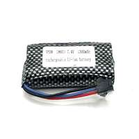 VHBW Helyettesítő modell /RC akku 7.4V, Li-Ion, 1300mAh, SM-3P csatlakozó