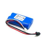 VHBW Helyettesítő modell / RC Akku 7.4V, Li-Ion, 1500mAh, SM-2P-csatlakozó 72x37x19mm