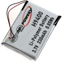 Powery Helyettesítő fejhallgató akku Jabra típus 14192-00