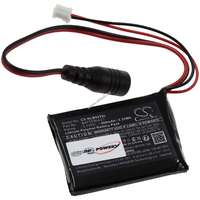 Powery Helyettesítő motoros headset akku Nolan N-COM B902 L / N-COM B902 R / típus BATTERIA 07