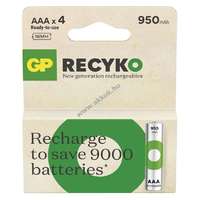GP GP ReCyko Ni-MH akku HR03 (AAA) 950mAh 4db/csomag - Kiárusítás!