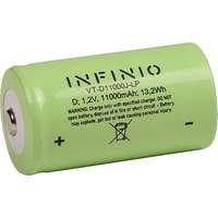 Infinio Infinio Pro-Line NiMH D góliát akku, 1.2V, 11000mAh HR20, Mono, Sanyo KR-5000DEL - Kiárusítás!
