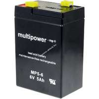 MULTIPOWER Helyettesítő szünetmentes akku APC RBC1 RBC 1 6V 5Ah (helyettesíti 4,5Ah 4Ah)
