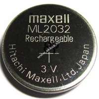 Maxell Maxell Lithium ML2032 gomb akku 3V
