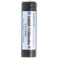 Keeppower Keeppower 14500 Li-Ion akku 3.7V, 1100mAh, érintkező fejjel védelemmel P1450C3
