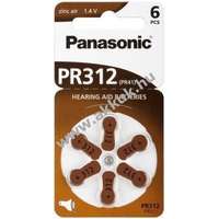 Panasonic Panasonic hallókészülék elem V312/PR41 (PR312) 6db/csomag - Kiárusítás!