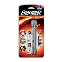 ENERGIZER ENERGIZER Metal 3 LED-es fém zseblámpa, elemlámpa + 2db AA ceruza elem - Kiárusítás!