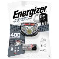 ENERGIZER Energizer fejlámpa/homlok lámpa / futó lámpa Vision HD Focus + 400lumen + 3db AAA elem HDD322