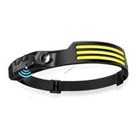 Infinio Infinio GreenX SHARK EVO COB Multifunkciós fejlámpa max 210lm fekete beépített akkuval