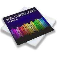 Heldenklang 7 hüvelykes Vinyl / Bakelit lemez védőtok, átlátszó- Extra vastag 1db/csomag - A készlet erejéig!