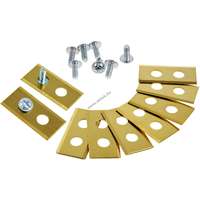 Powery 9db tartalék pótkés penge / vágópenge titán fűnyíró robot Worx Landroid M1000i WG796E.1