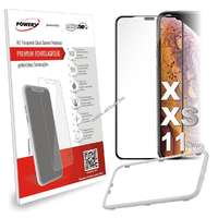 Powery Biztonsági üvegfólia, védőfólia iPhone X,iPhone XS,iPhone 11 Pro, matt felület