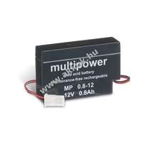 MULTIPOWER Ólom akku 12V 0,8Ah Multipower típus MP0,8-12AMP