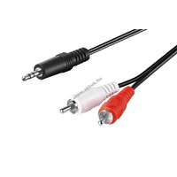 Goobay Audiokábel jack adapter 3,5 mm-es -> sztereó RCA 1.5m - Kiárusítás!