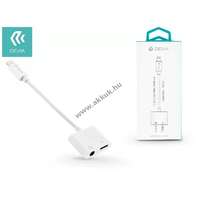 Devia Devia lightning + 3.5 mm jack adapter egyidőben történő töltéshez és zenehallgatáshoz