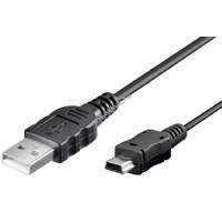 Goobay USB kábel mini USB csatlakozóval 1m (Nokia DKE-2, Motorola SKN6371C, HTC DC-U100)