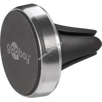 Goobay Goobay szellőzőrácsra rögzíthető autós telefon tartó univerzális mágneses fém borítással