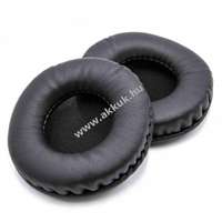 VHBW Fejhallgató, fülhallgató fülpárna szivacs 80mm különböző fejhallgatókhoz, fekete 1pár