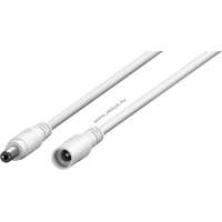 Goobay DC-hosszabbító kábel - átmérő 5.5mm x 2.1mm, fehér, 10m