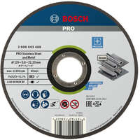<!HTML KOD><p><img src="https://aktiv.unas.hu/shop_ordered/70227/pic/bosch.jpg" /></p> Bosch PRO Stainless Steel and Metal vágótárcsa A 60 W INOX BF egyenes