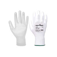 <p><img src="https://aktiv.unas.hu/shop_ordered/70227/pic/portwest.jpg" /></p> Portwest A120 Nylon védőkesztyű PU tenyérmártott fehér L