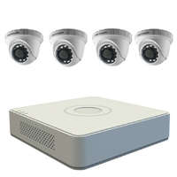 Hikvision Akciós Hikvision 4 csatornás FullHD kamera szett (2MP) (dome kamera)