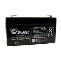 Diamec DIAMEC DM6-1.3 akkumulátor biztonságtechnikai rendszerekhez és elektromos játékokhoz