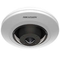  Hikvision DS-2CD2955G0-ISU (1.05mm) 5 MP WDR mini IR IP fisheye kamera 180° látószöggel, hang I/O, riasztás I/O