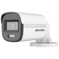  Hikvision DS-2CE10KF0T-LFS (3.6mm) 5 MP ColorVu fix THD csőkamera, IR/láthatófény, TVI/AHD/CVI/CVBS kimenet, beépített mikrofon