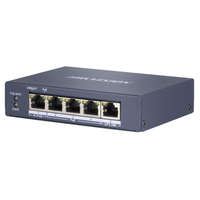  Hikvision DS-3E0505HP-E 5 portos Gbit PoE switch (60 W), 3 PoE+ / 1 HiPoE / 1 uplink port