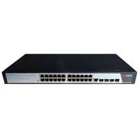  Hikvision DS-3E2528(B) 28 portos switch, 24 Gbit port + 4 SFP uplink port, teljesen menedzselhető