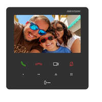Hikvision DS-KH6110-WE1 IP video-kaputelefon beltéri egység, 4.3" TFT érintő kijelző, 480x272 felbontás, WiFi