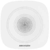  Hikvision DS-PS1-I-WE/Red Vezeték nélküli beltéri sziréna AXPro központokhoz, 110 dB, 868 MHz, 3x CR123A, piros