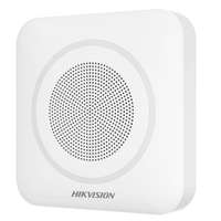  Hikvision DS-PS1-II-WE/Red Vezeték nélküli beltéri sziréna AXPro központokhoz, 110 dB, 868 MHz, 4x CR123A, piros