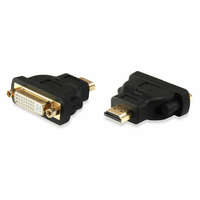 Equip EQUIP118909 HDMI-DVI átalakító (24+1), apa/anya, fekete