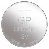 GP Gombelem, 3 V litium, 210 mAh, (távirányító, játék, öngyújtó, fotógép) – elterjedt (GP 2032-C5, CR 2032)