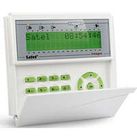  Satel INT-KLCD-GR LCD kezelő INTEGRA központokhoz, lenyíló billentyűzetvédővel, zöld háttérfény és kijelző